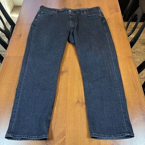 Lee Extreme Motion Jeans Mens 42x30 Blue Tapered Leg‎ Stretch Denim Pants Casual
